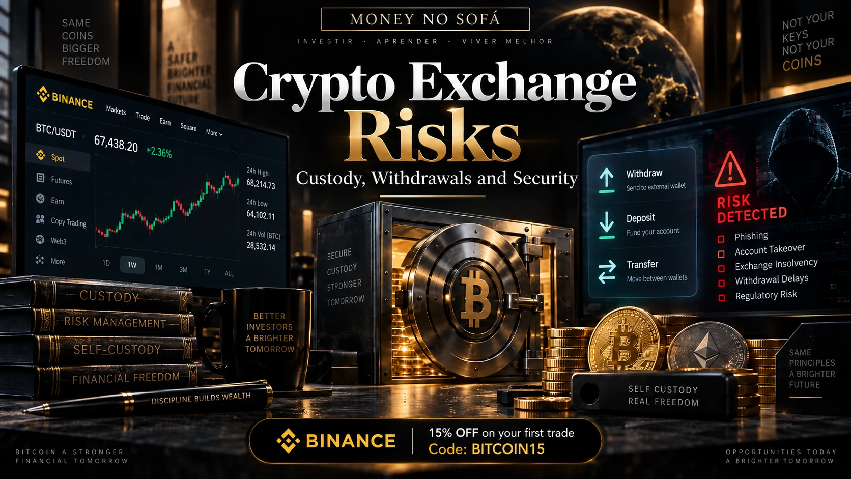 Crypto exchange risks: custody, withdrawals and security