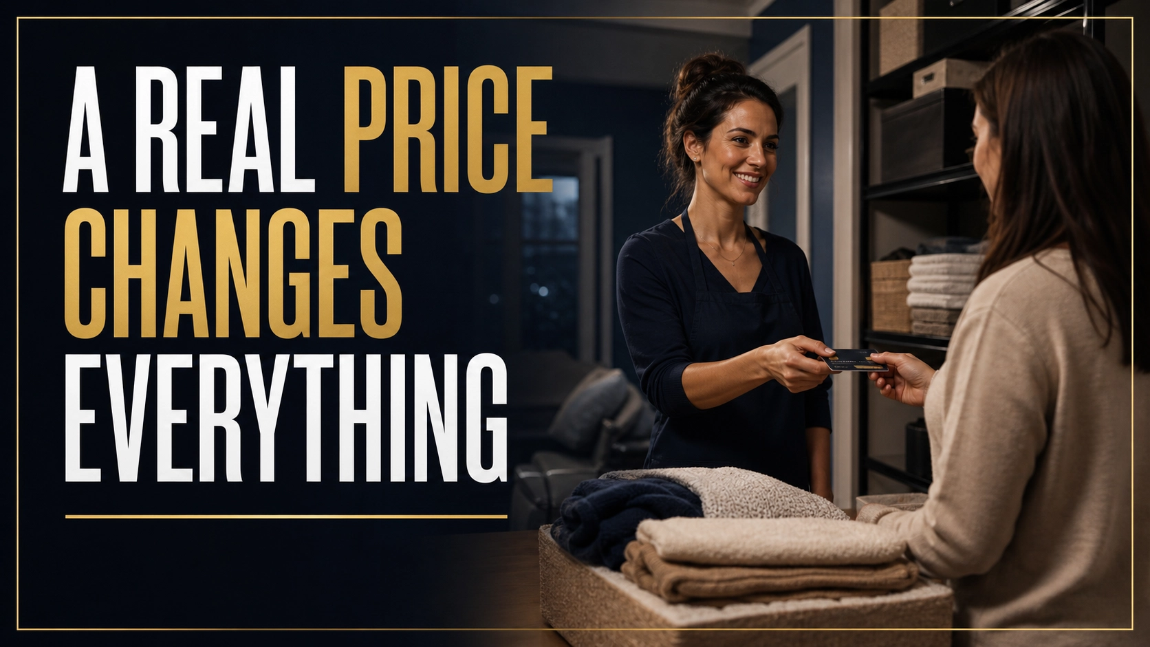 Home organization pilot delivered manually before buying inventory or advertising