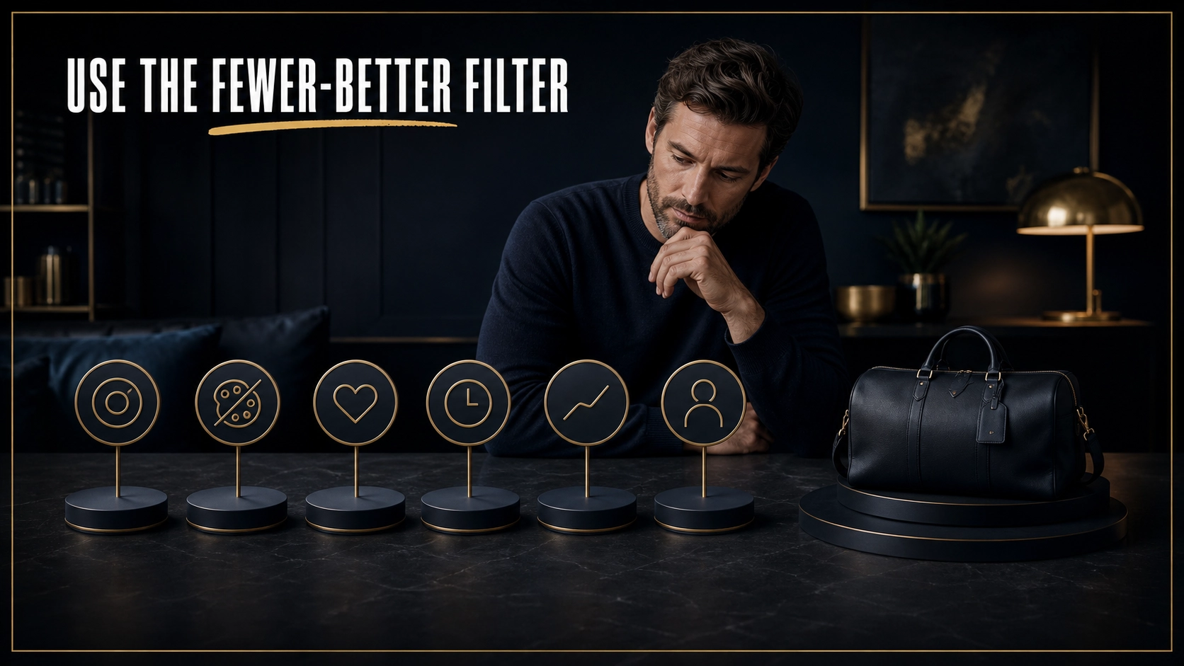 Buy Better Without Buying More: Use Fewer but Stronger Criteria