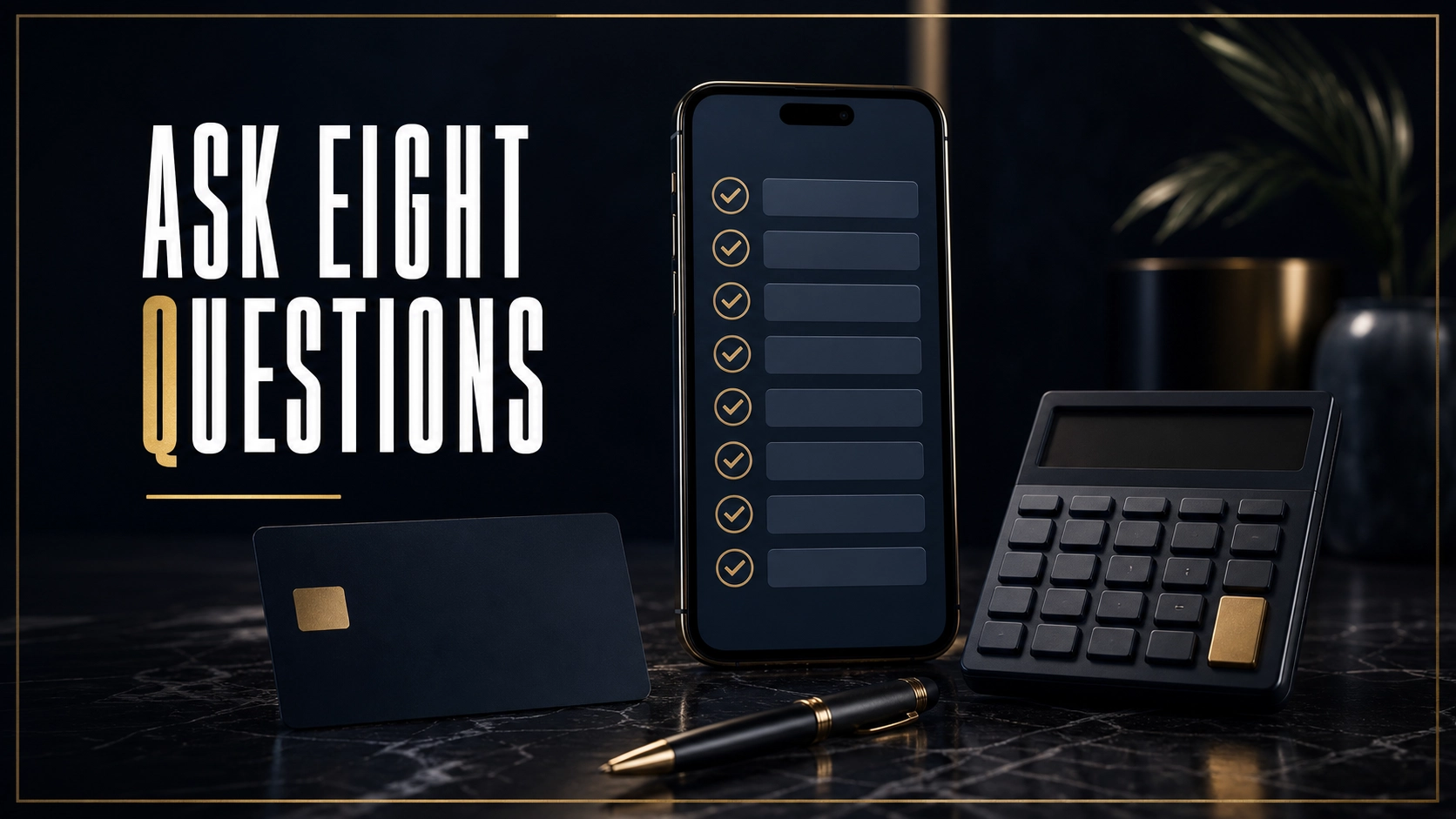 A Purchase Checklist That Protects Your Month: Check the Total Cost