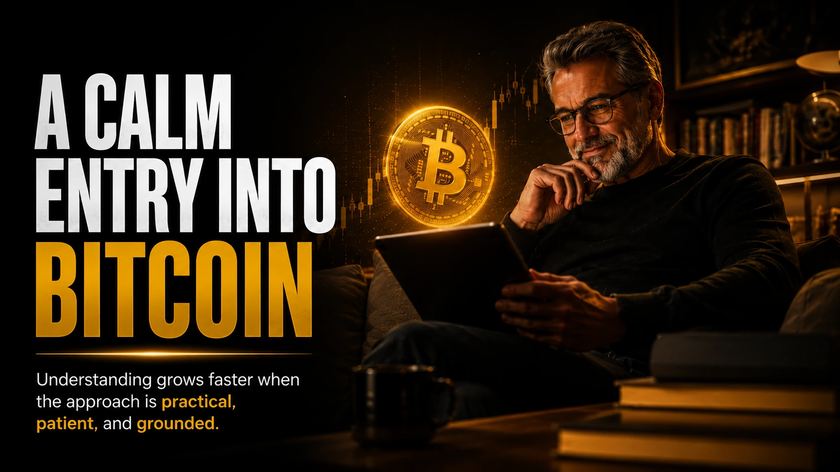 A calm first step into Bitcoin for a cautious beginner