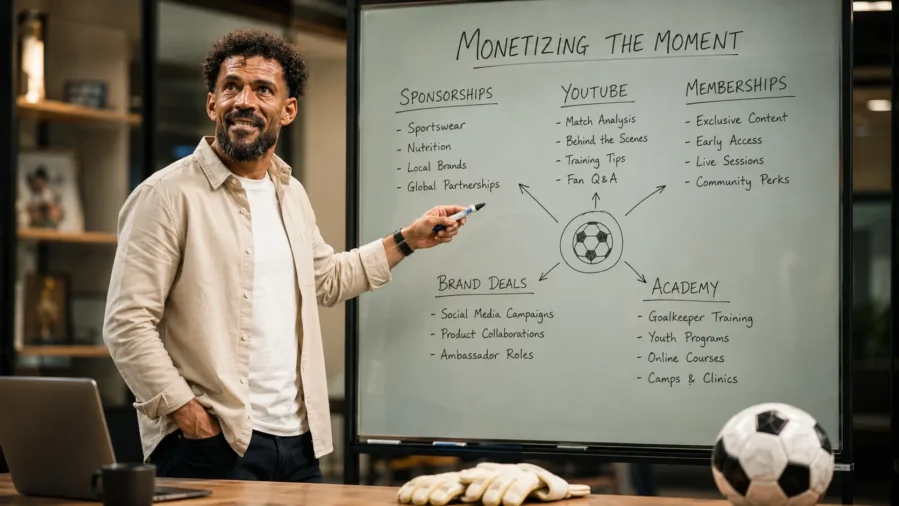 Vozinha planejando como transformar a visibilidade da Copa do Mundo em oportunidades sustentáveis