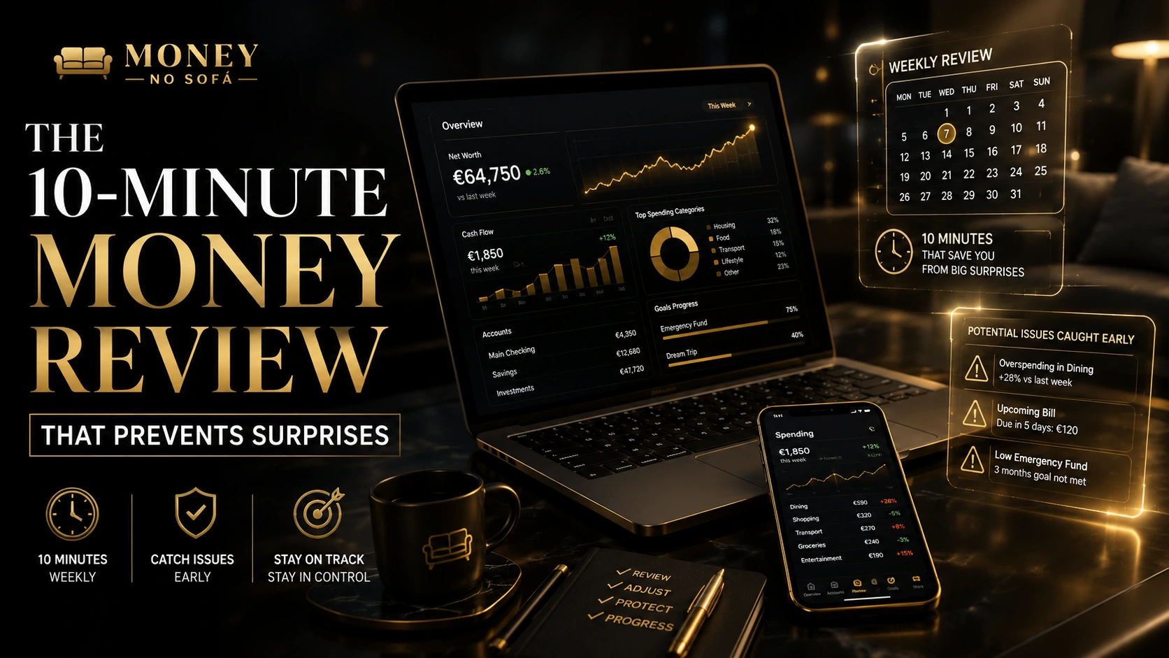 A calm practical money review at home