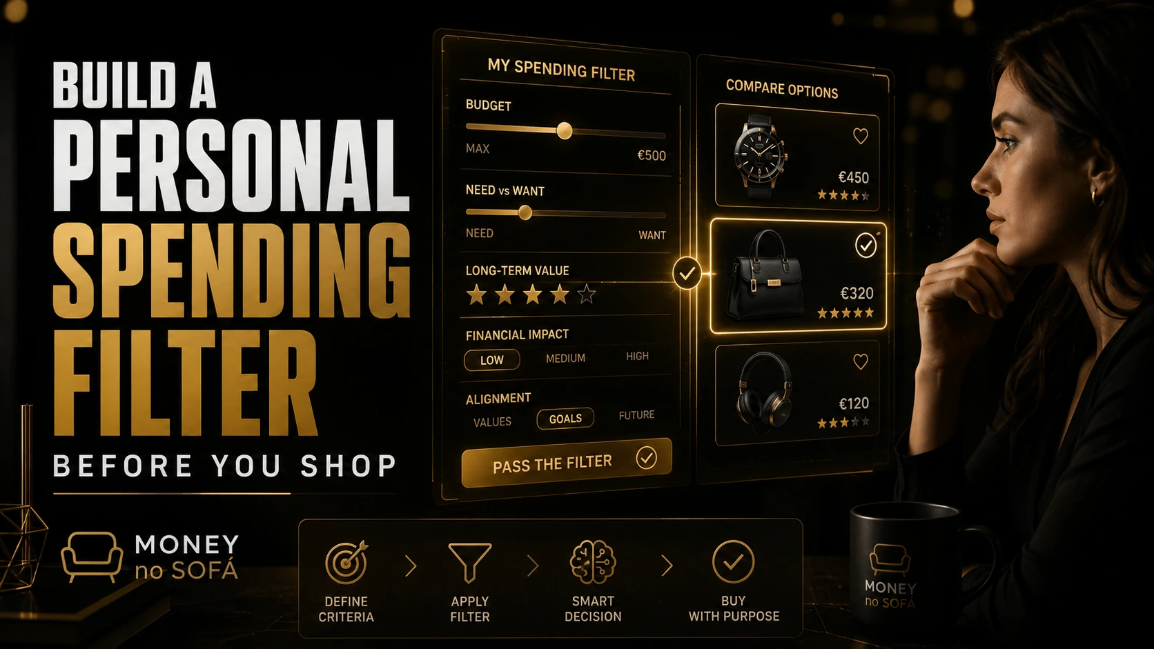 Build a personal spending filter before you shop