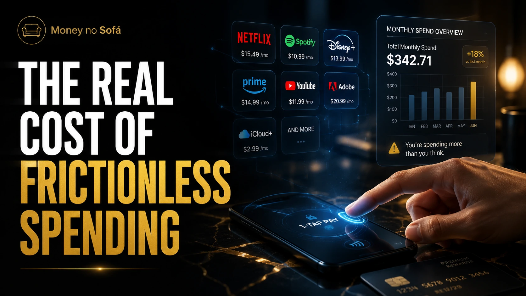 Real cost of frictionless spending