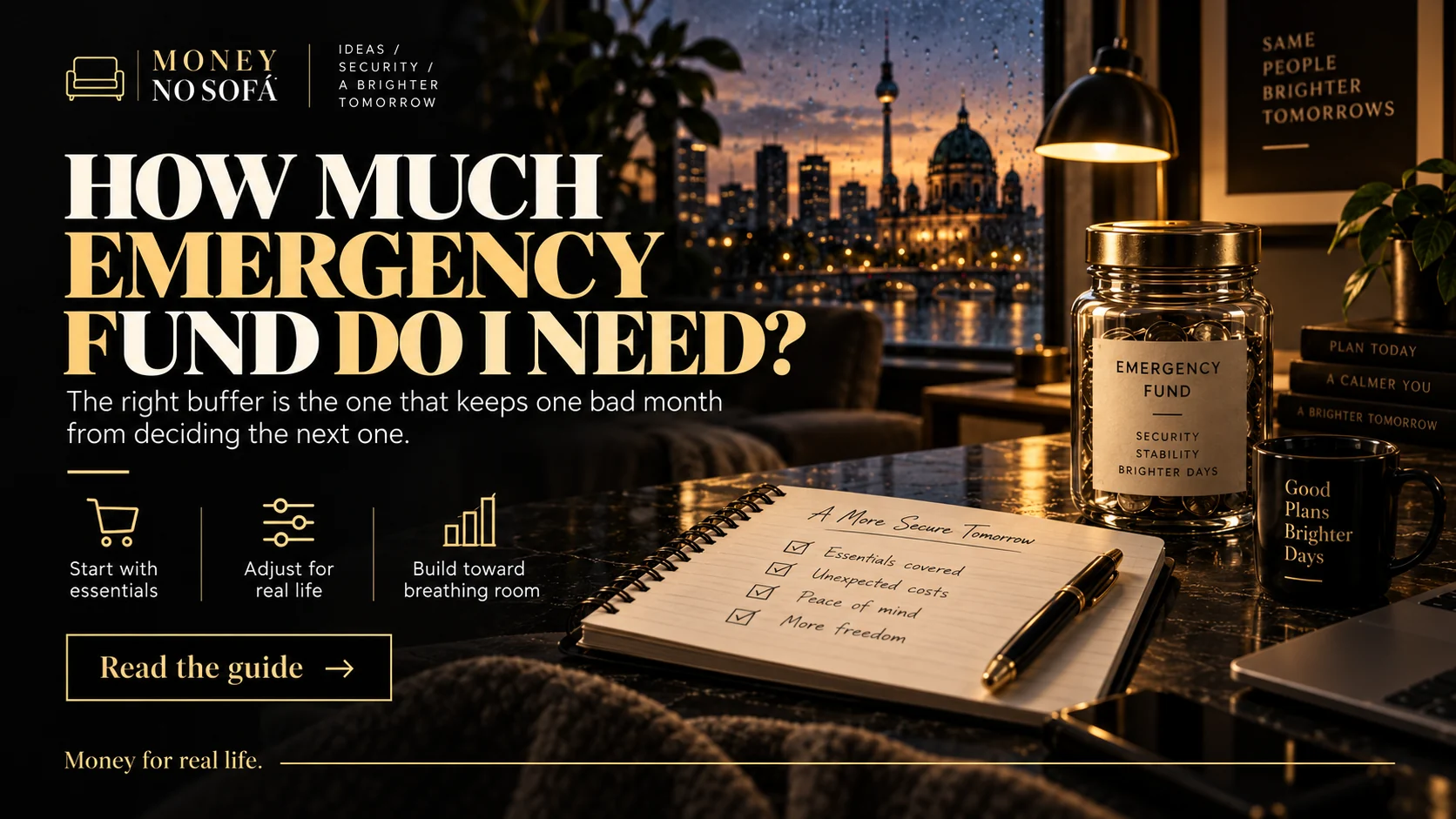 Money no Sofá — how much emergency fund do i need