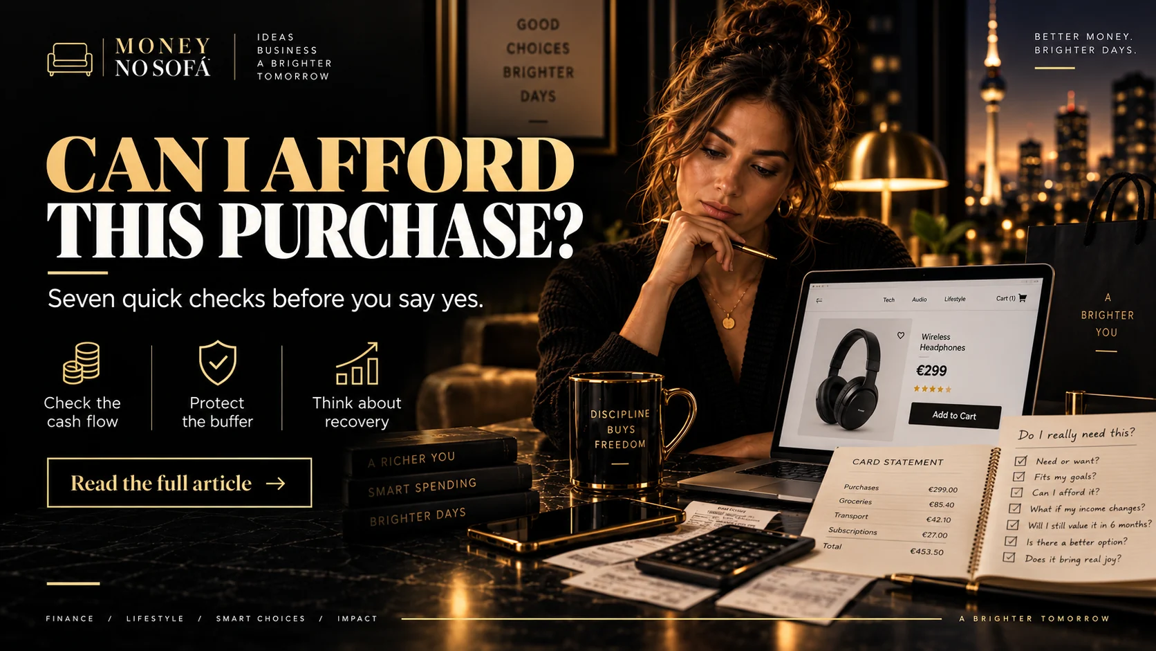 Money no Sofá — can i afford this purchase