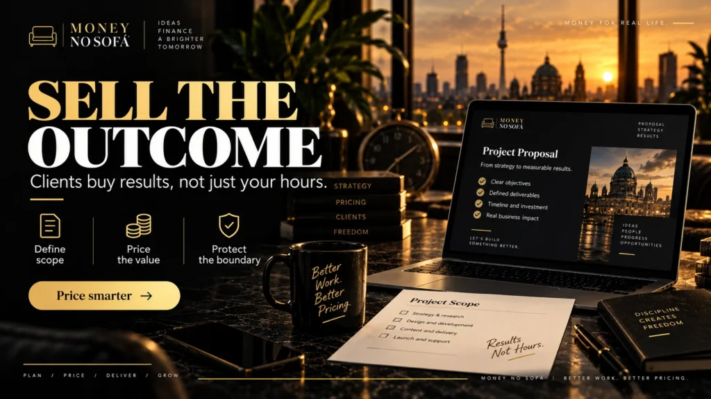 Sell the Outcome, Not the Hours — Money no Sofá