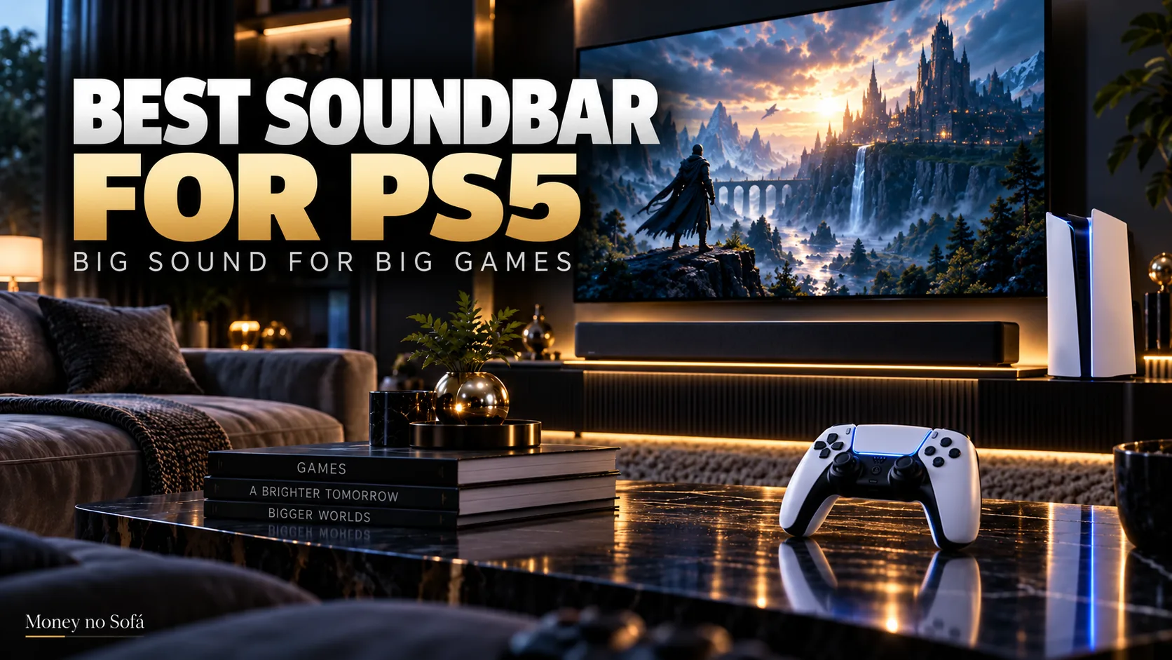 Money no Sofá — best soundbar for ps5