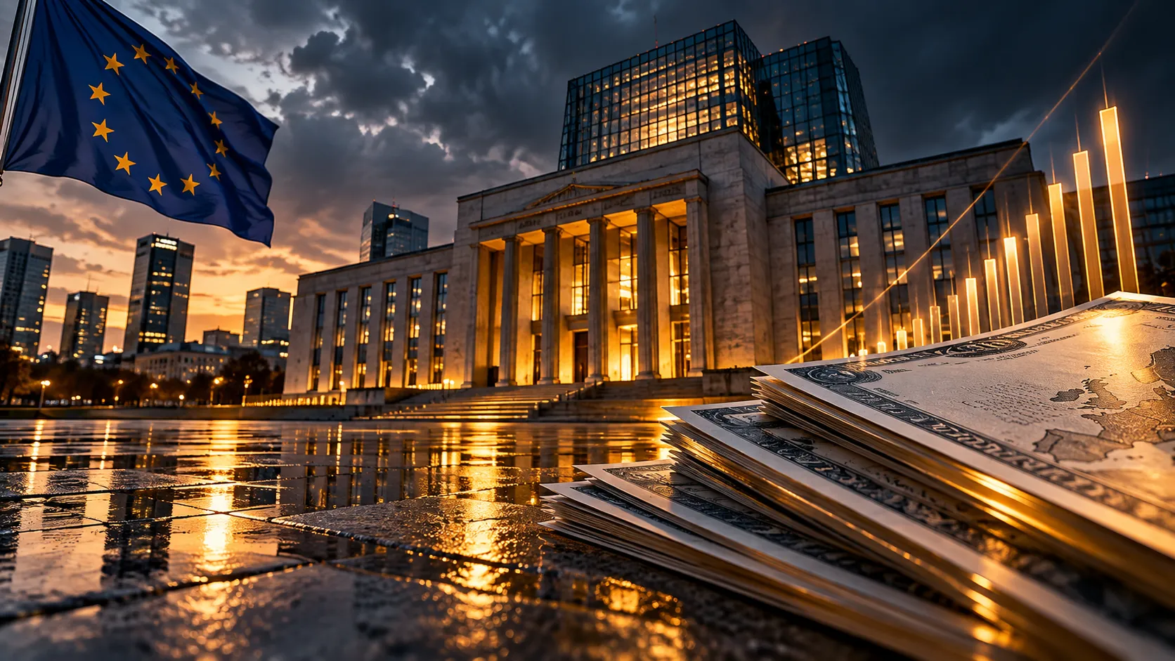 MNS editorial visual for European bond and bank risk