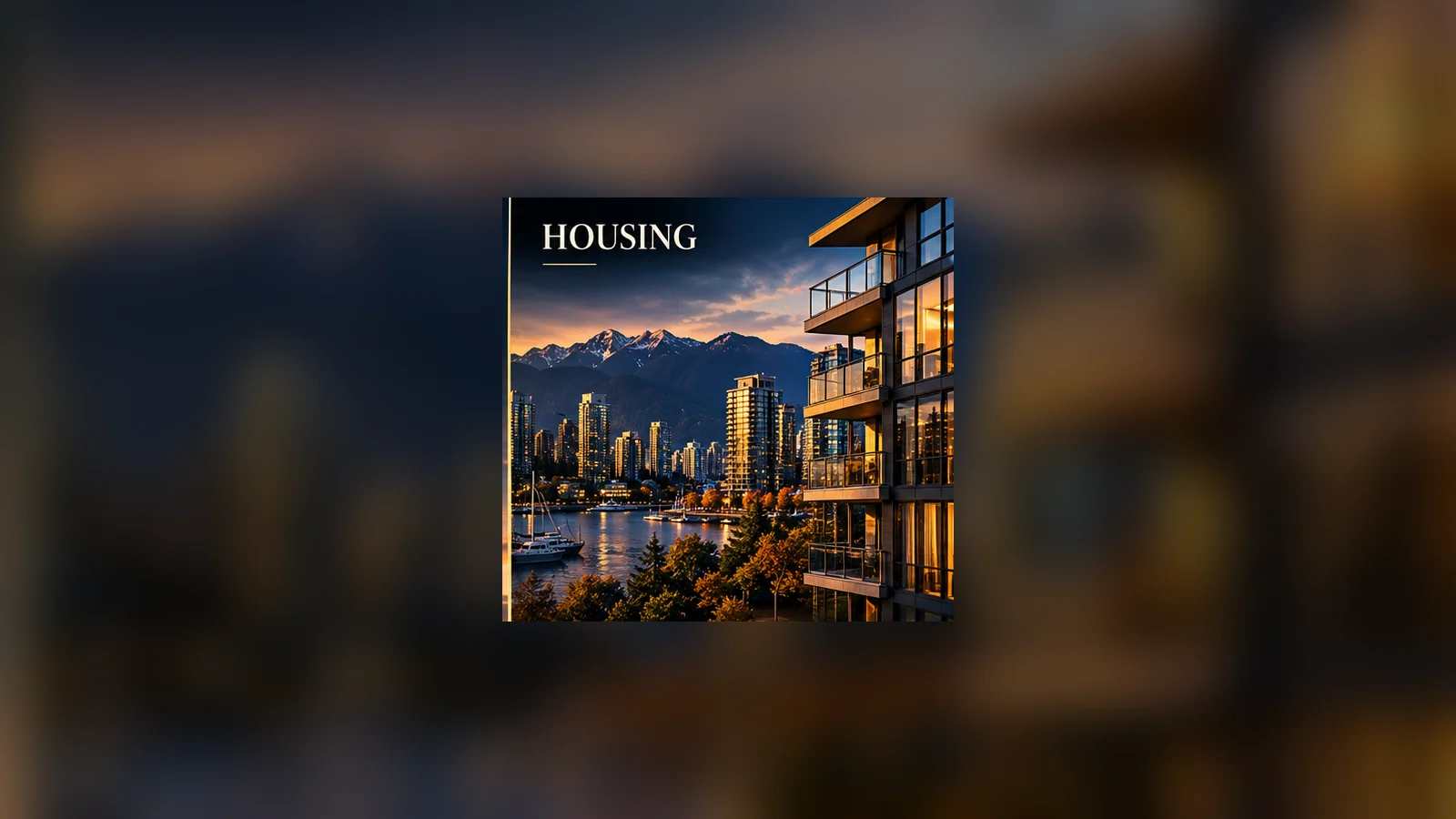 Original MNS editorial image showing Canadian residential housing, illustrating home sales and mortgage affordability.