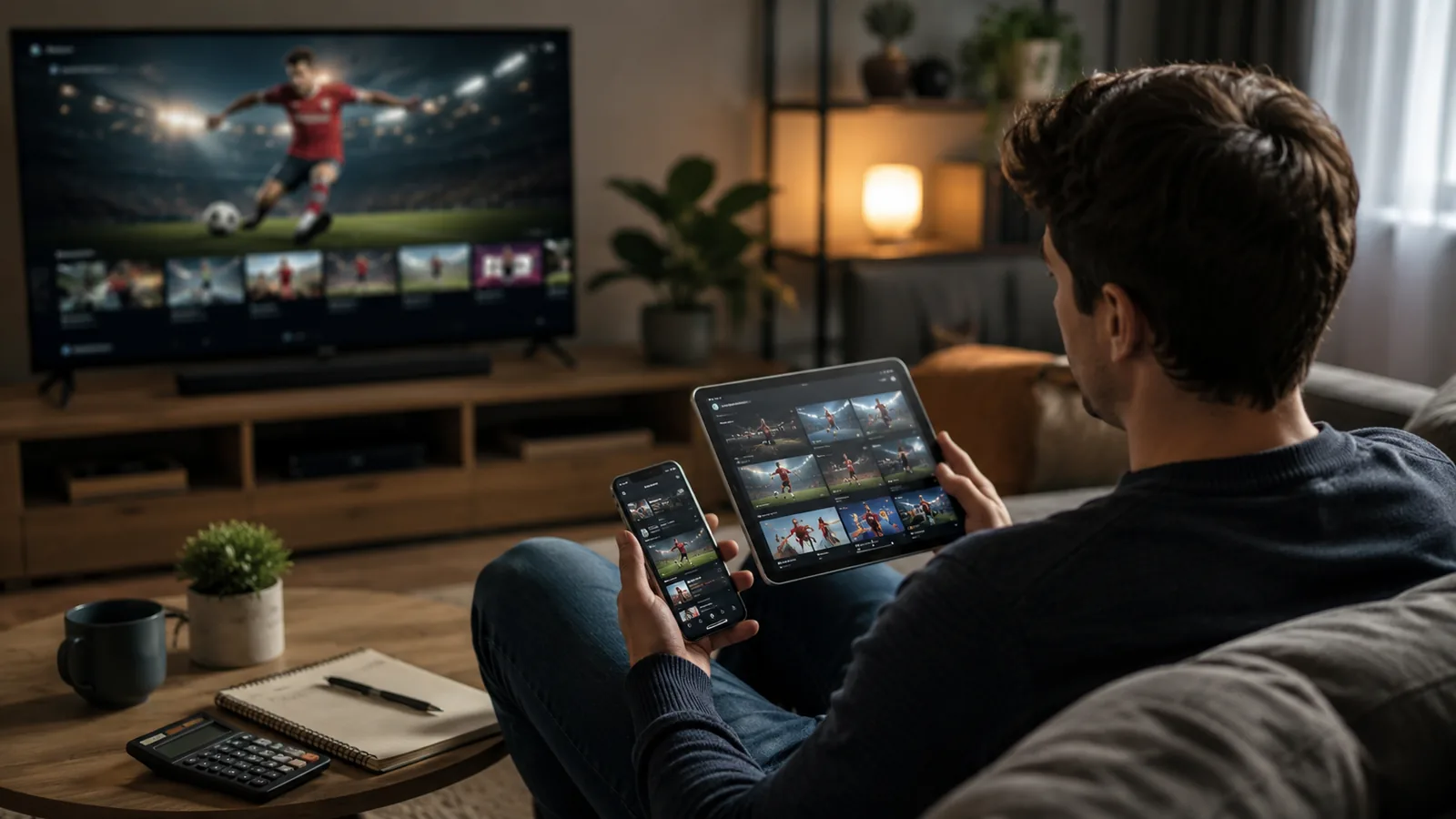 World Cup at Home: TV, Food and Savings Before Buying editorial image for Money no Sofa