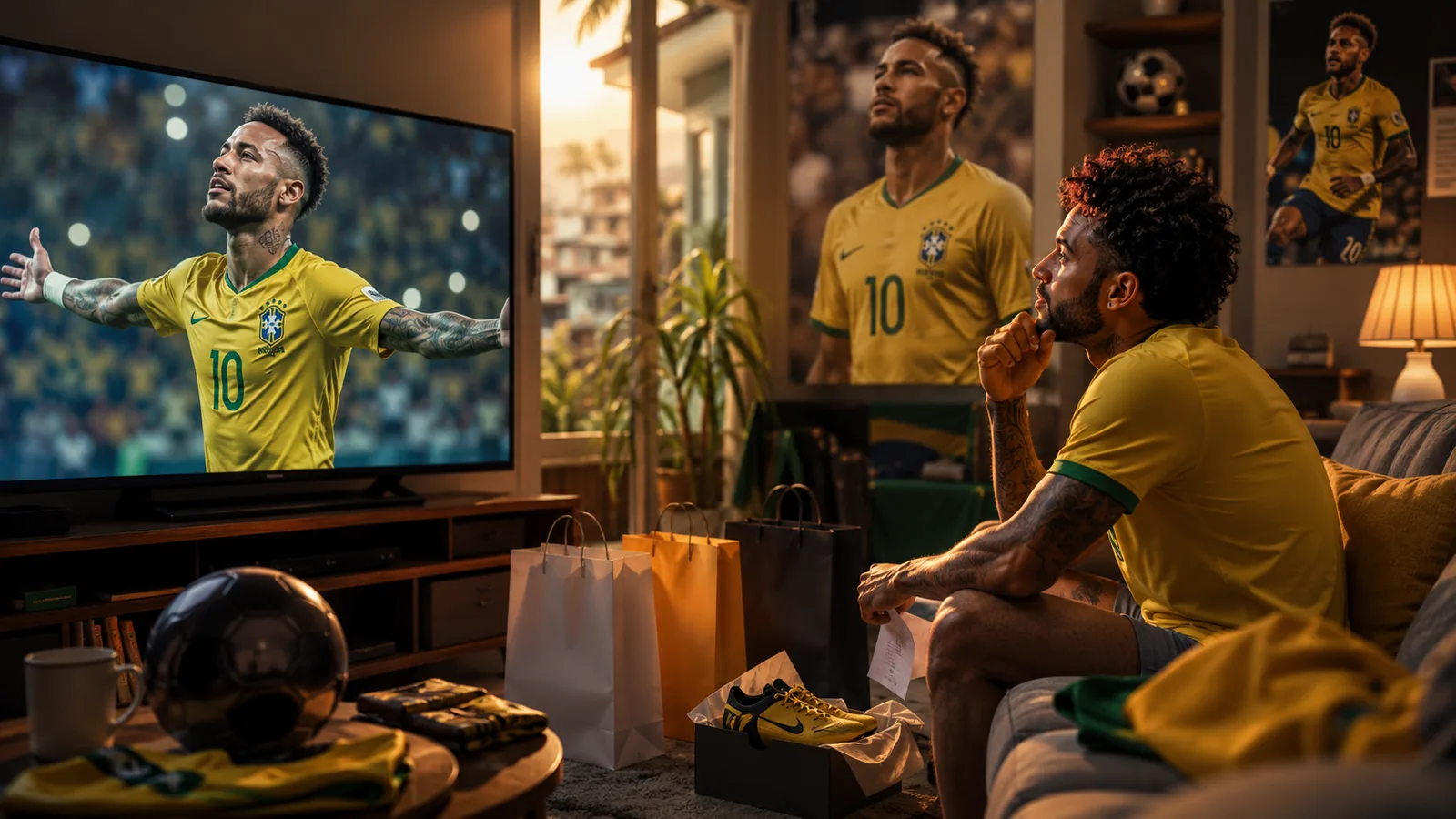 Brazil in World Cup Mode: Home, Street and Money with Clarity editorial image for Money no Sofa