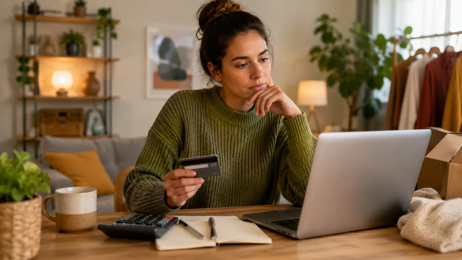 Think About Money Before You Click Buy with Clarity editorial image for Money no Sofa